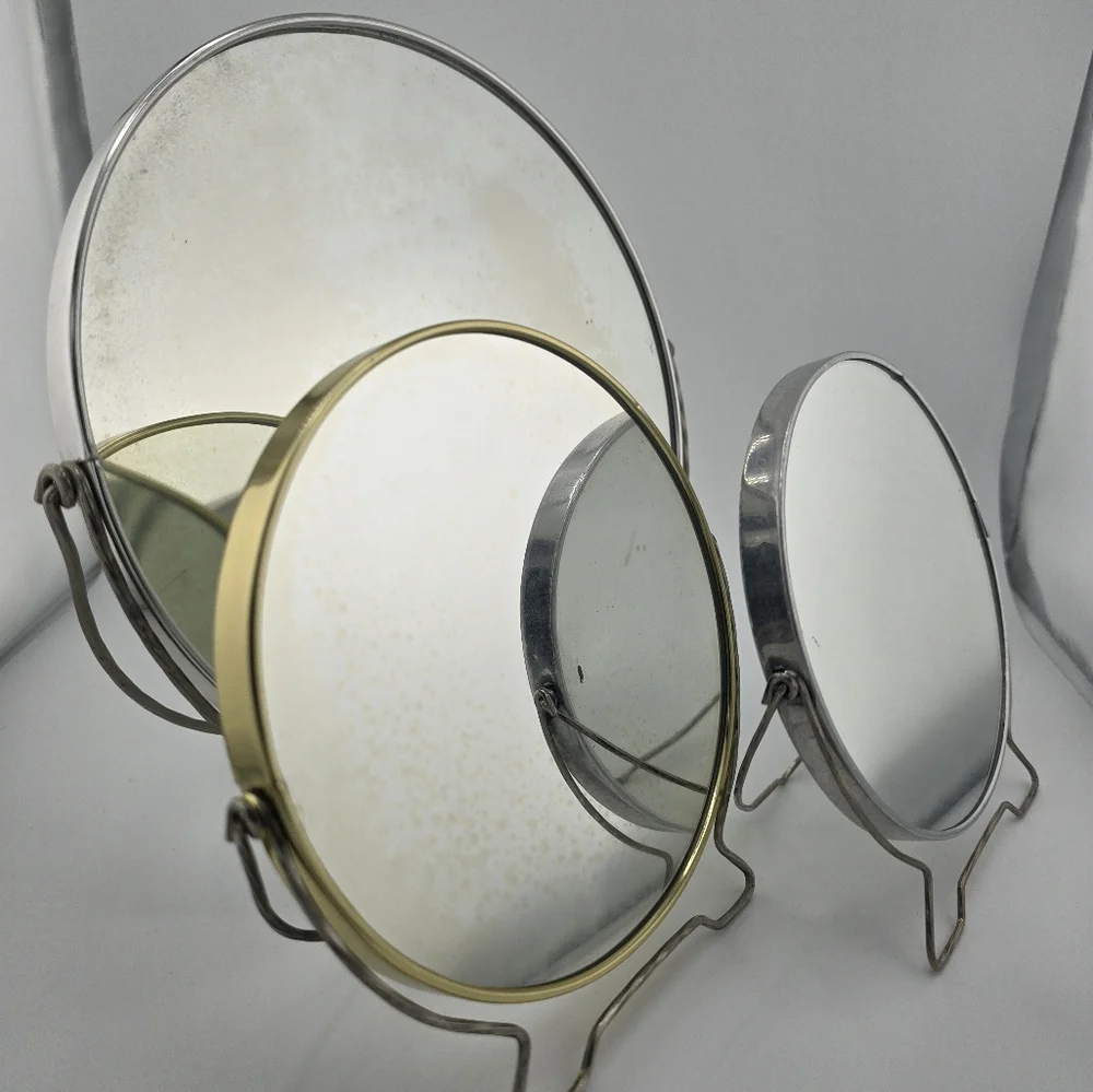 Set of 3 Vintage Makeup Mirrors